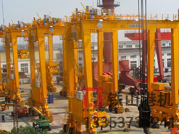 浙江杭州輪胎式集裝箱龍門吊廠家輪胎式集裝箱龍門吊操作精準