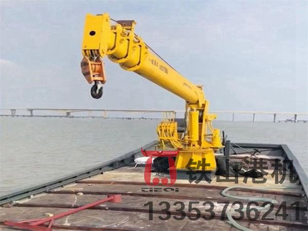 福建廈門船用起重機廠家 工程船起重機抗傾覆加固穩定性高